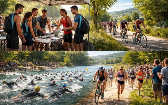 Participer au triathlon du Val de Gray avec inscription anticipée et tarifs groupés avantageux